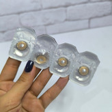 لنز دهب رنگ lumirere hazel اصلی + جا لنزی