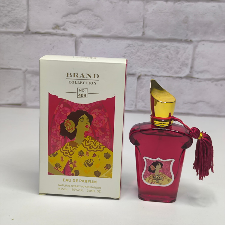 عطر ادوپرفیوم زنانه برند کالکشن مدل ۴۰۹ حجم ۲۵ میل تند گرم