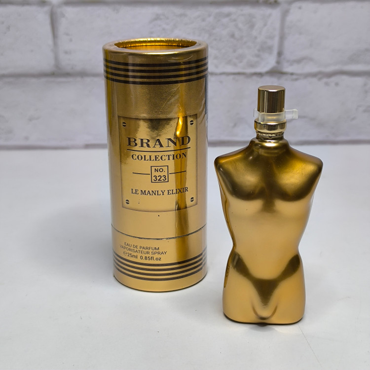 عطر ادوپرفیوم مردانه برند کالکشن کد ۳۲۳ ژان پل گوتیه له میل الکسیر حجم ۲۵ میل